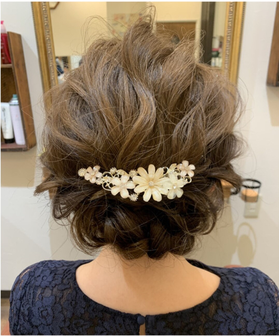 【長さ別】結婚式お呼ばれヘア特集　ミディアム編 その3